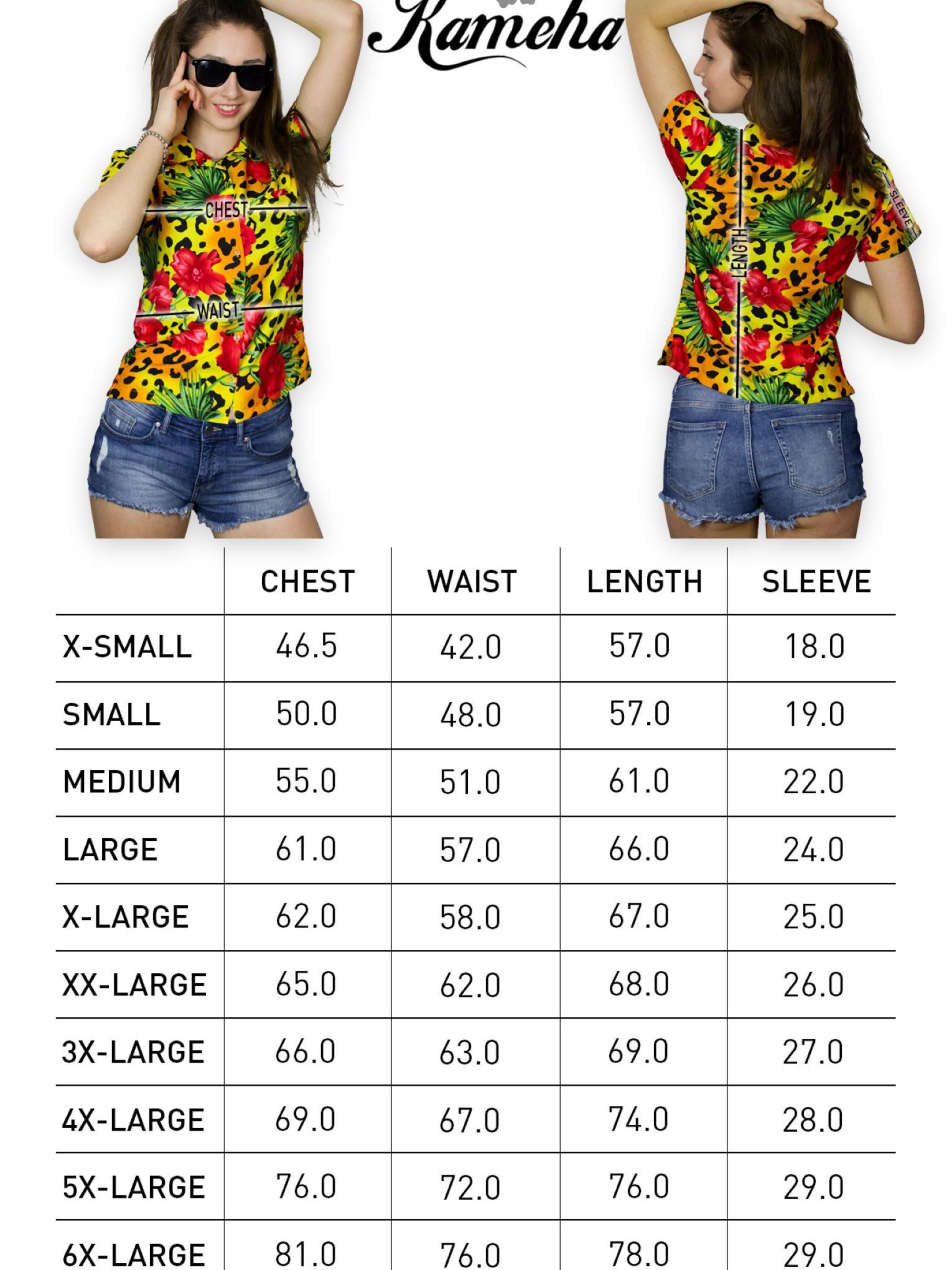 King Kameha Blouse 'Leopard Flowers' in Yellow