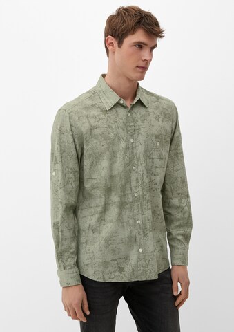 Coupe regular Chemise s.Oliver en vert : devant