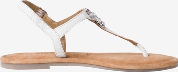 TAMARIS T-Bar Sandals in White