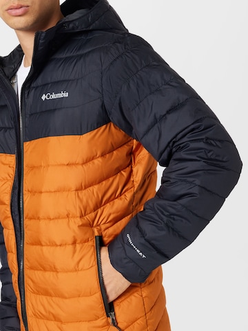 Giacca per outdoor 'Powder Lite' di COLUMBIA in bronzo