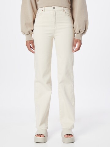 Dr. Denim Boot cut Jeans 'Moxy' in White: front