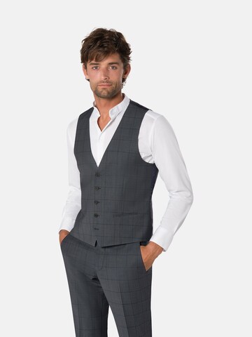 BENVENUTO Vest 'Umberto' in Grey: front