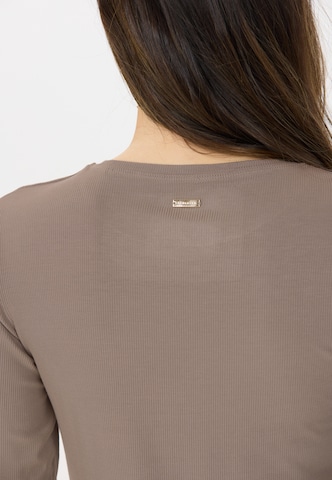 Athlecia Functioneel shirt in Bruin