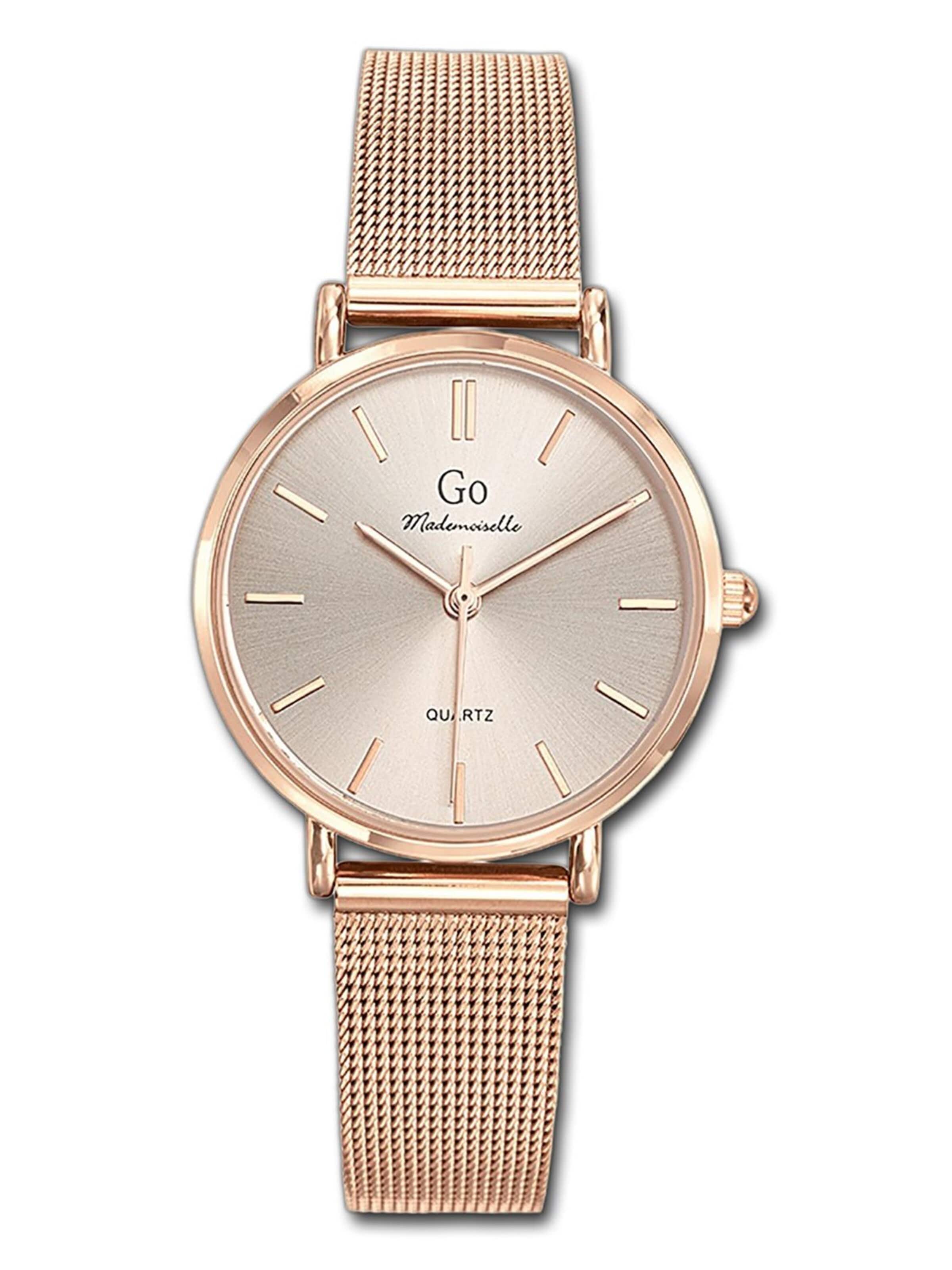 GO GirlOnly Analog Watch in Gold: front