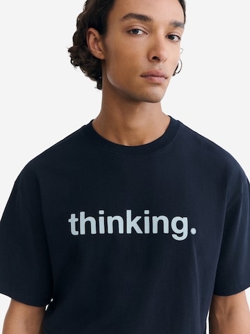 Thinking MU T-Shirt 'Aaron' in Blau