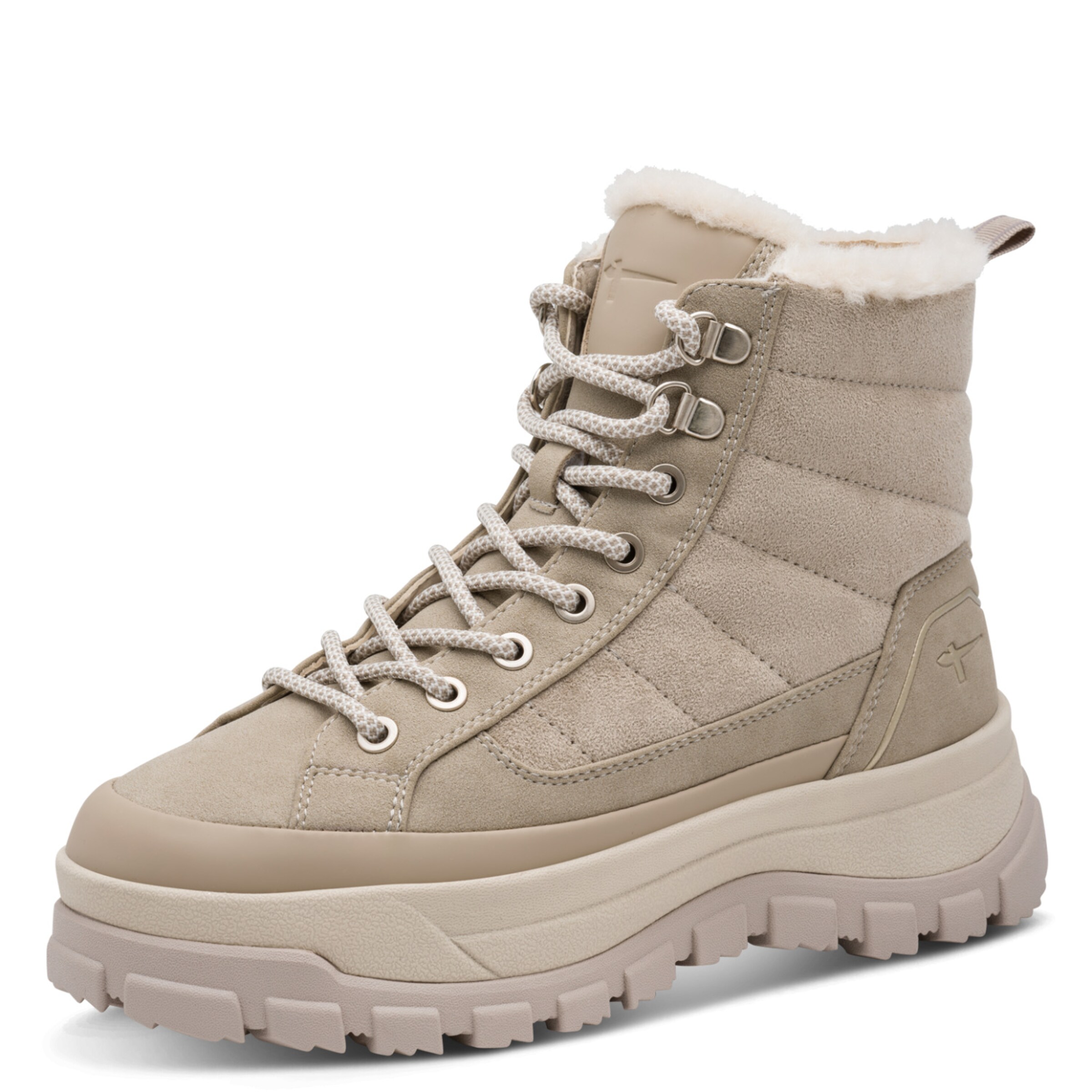 Tamaris Bottines à lacets en 36 en taupe, Vue avec produit