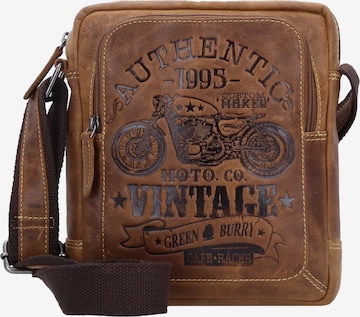 GREENBURRY Crossbody Bag 'Cafe Racer' in Brown: front