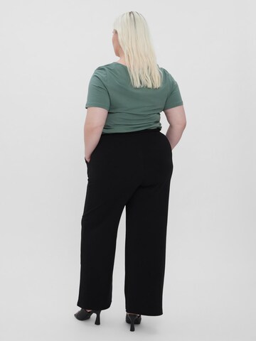 Loosefit Pantaloni 'Agnes' de la Vero Moda Curve pe negru