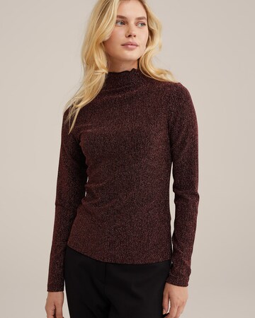 WE Fashion Футболка в Красный: спереди