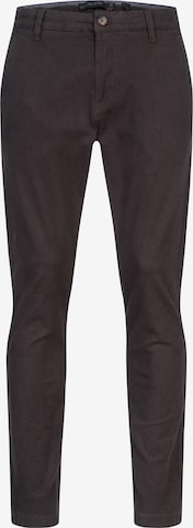 INDICODE JEANS Regular Chino trousers ' INAsher ' in Brown: front
