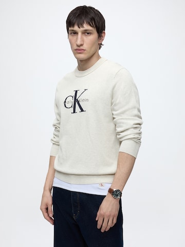 Pull-over Calvin Klein Jeans en gris