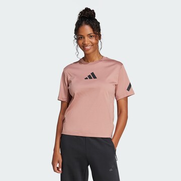 ADIDAS SPORTSWEAR Funkční tričko 'Z.N.E.' – červená: přední strana