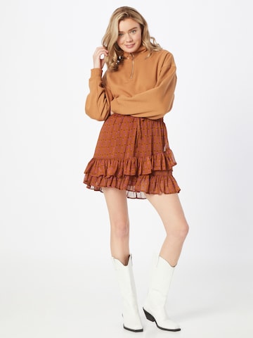 JDY Skirt 'OFELIA' in Brown