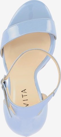 EVITA Strap Sandals in Blue