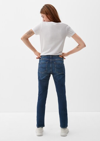 Coupe slim Jean QS en bleu