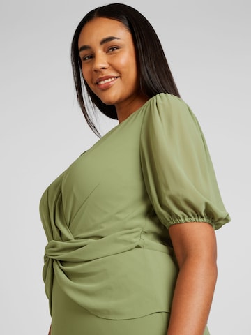 TFNC Plus Dress 'TANISHA' in Green