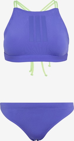 ADIDAS PERFORMANCEBustier Sportski bikini 'Ripstream' - ljubičasta boja: prednji dio