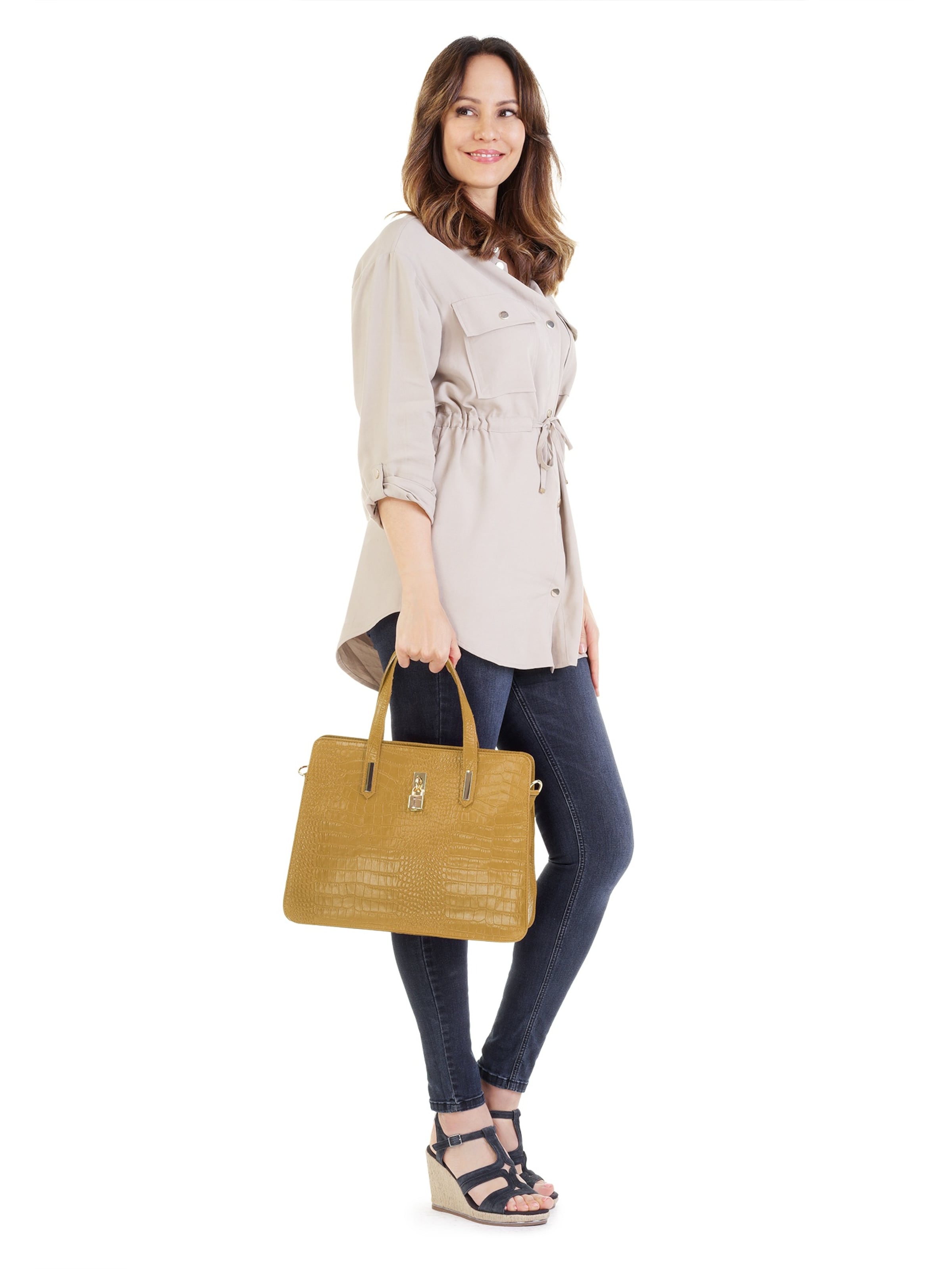 Cluty Handtasche‌‌‌‌‌‌‌‌‌ in Gelb