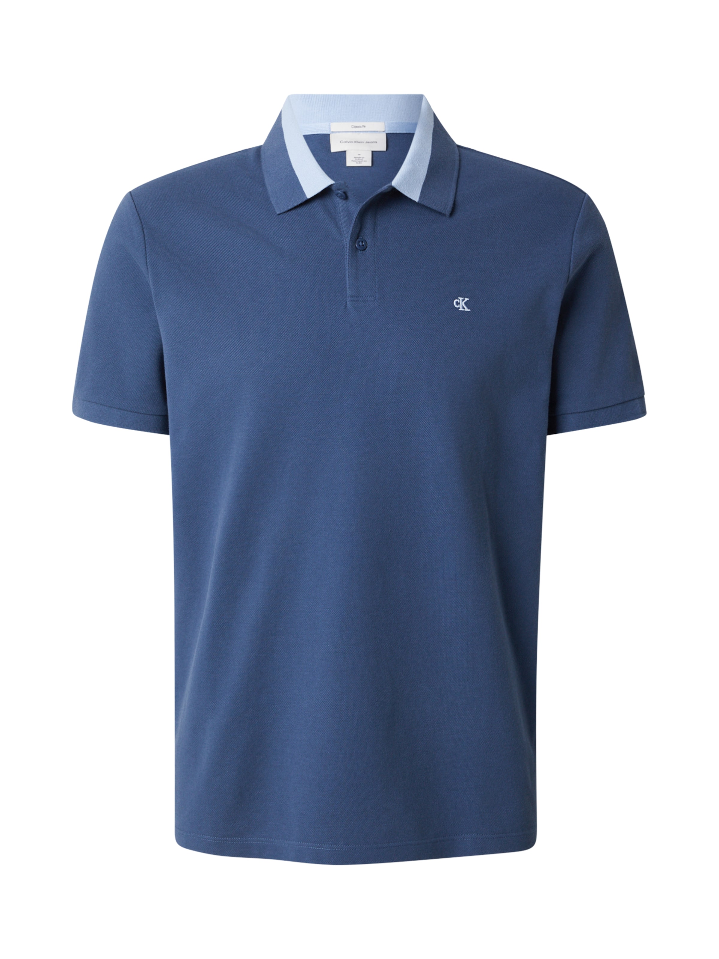 T-Shirt Calvin Klein Jeans en bleu : devant