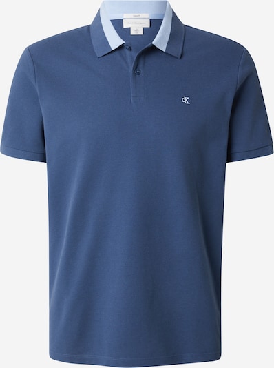 Calvin Klein Jeans Paita 'Colour-blocked Collar' koossa S värissä sininen / pastellinsininen, Tuotenäkymä