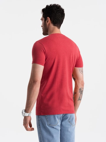 Ombre Shirt in Rood