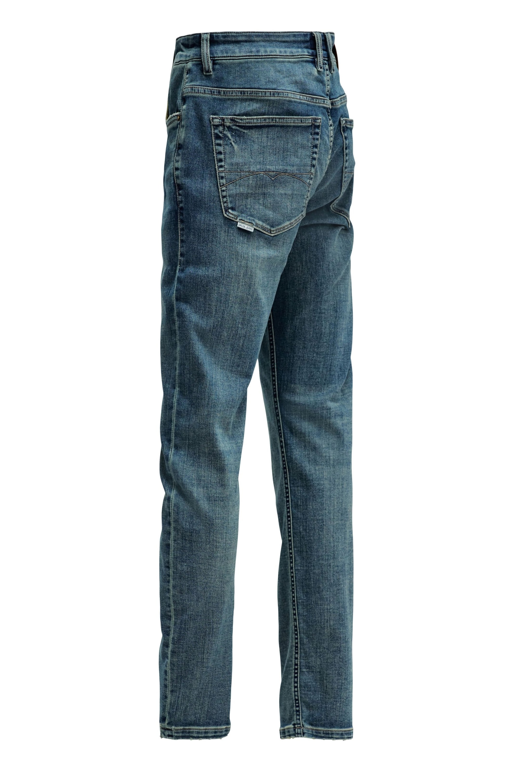 Coupe slim Jean Salsa Jeans en bleu