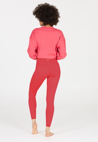 Athlecia Skinny Sporthose 'Bloom' in Rot