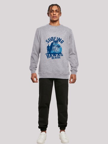 Sweat-shirt 'Hawaii Surf Beach Summer' F4NT4STIC en gris