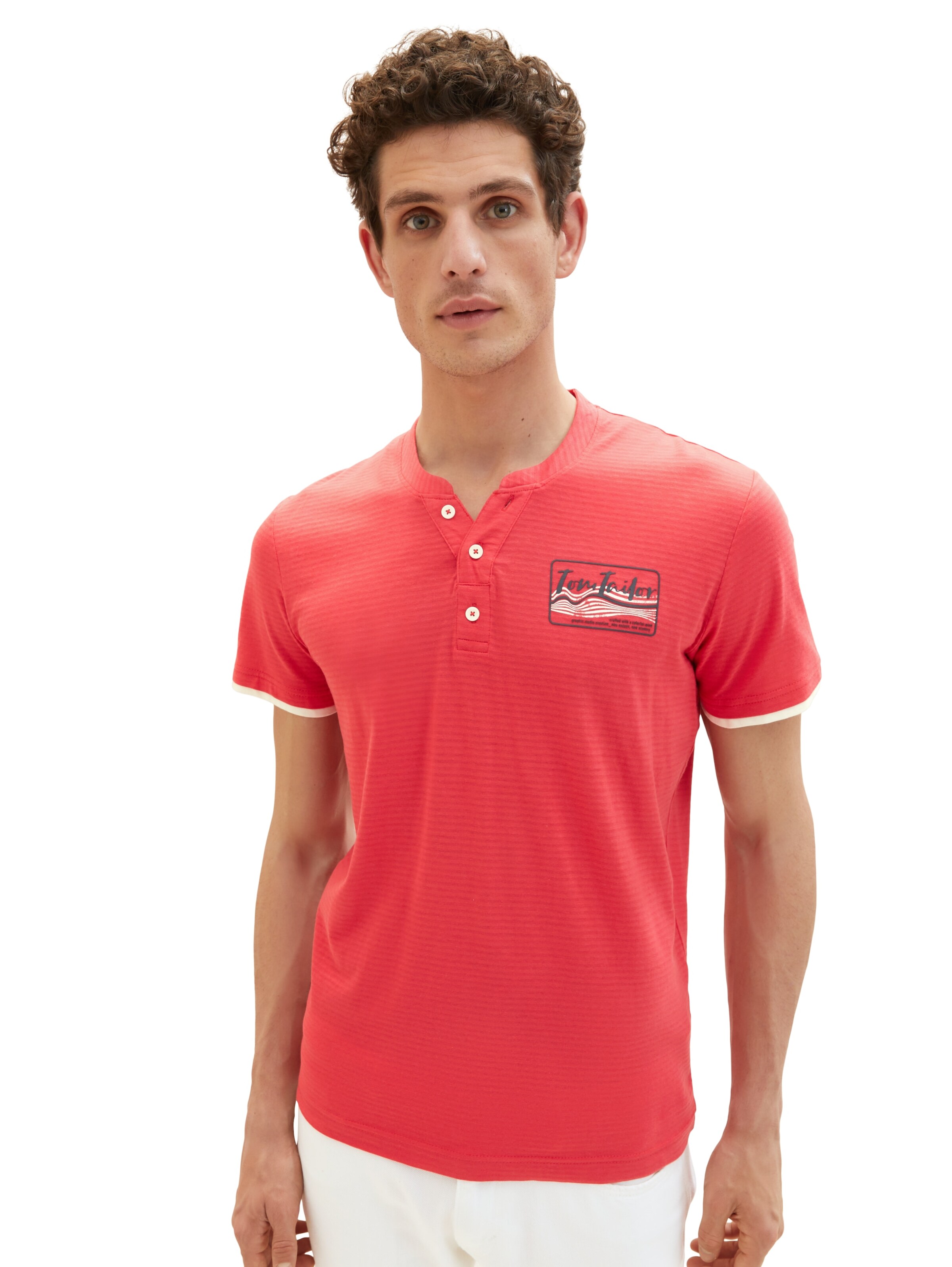 TOM TAILOR Shirt in Red