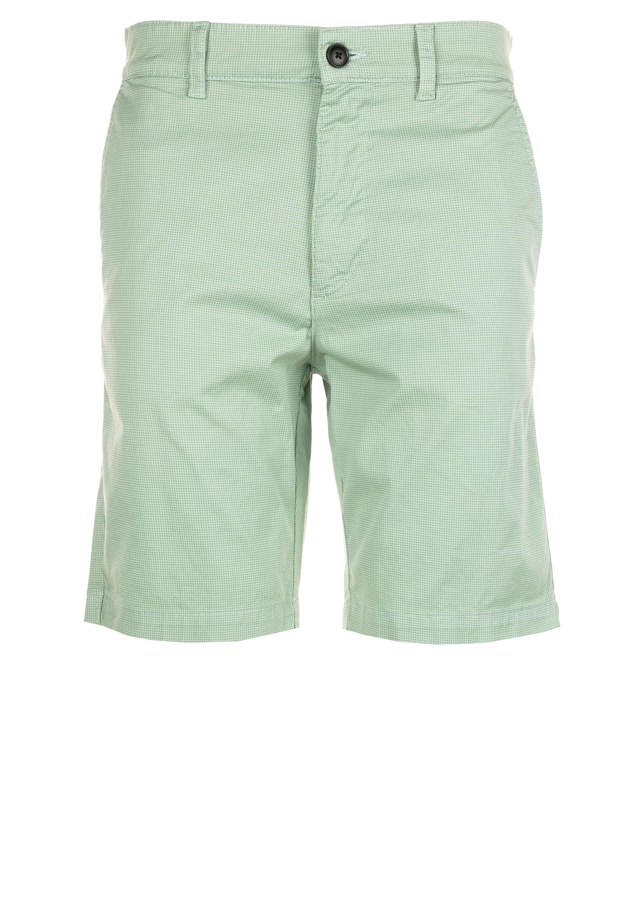 BOSS Regular Chino Pants ' Chino_Slim_Short_1 ' in Green: front