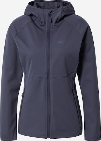 JACK WOLFSKIN Outdoor Jacket 'Go Hike' in Grey: front