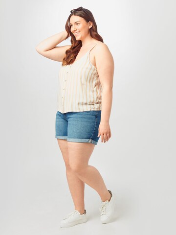 ABOUT YOU Curvy Top 'Sena ' in Beige