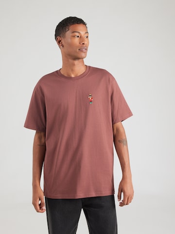 Iriedaily Shirt 'Nutcrax' in Rood: voorkant