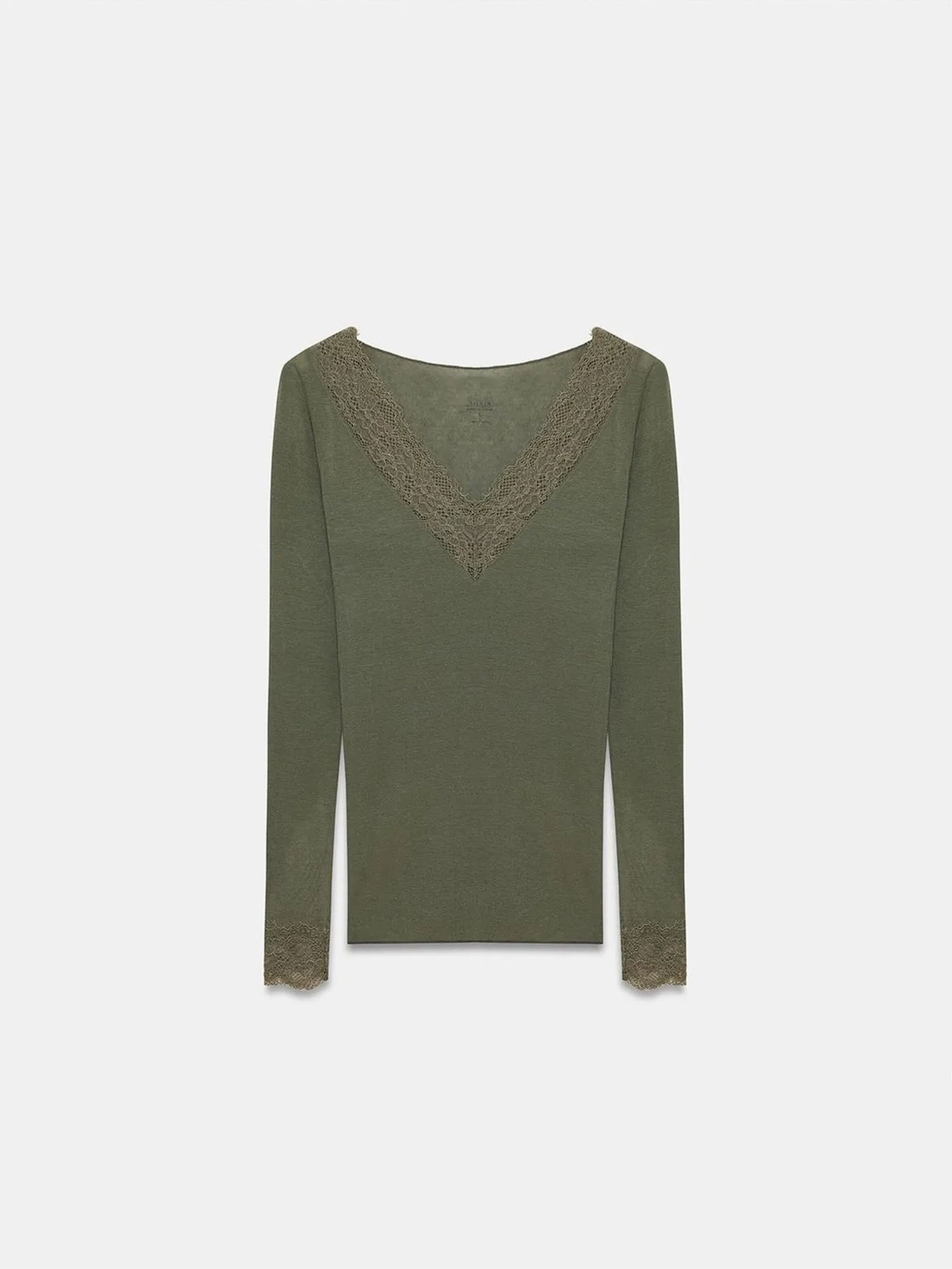 Dilvin - Blusa em verde: frente