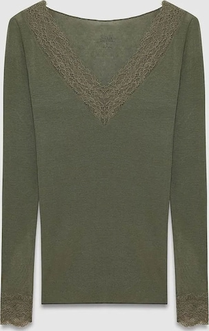 Dilvin - Blusa em verde: frente