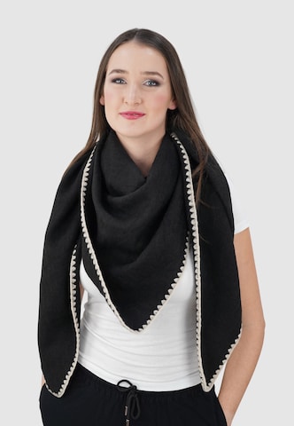 HARPA Scarf 'ENIQUE' in Black: front