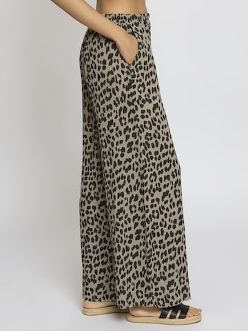 Wide Leg Pantalon 'Patriciaa' Lilavie en beige