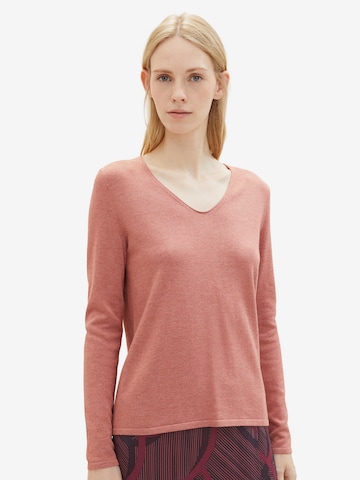 Pull-over TOM TAILOR en rose : devant