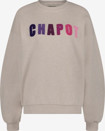 Sweat-shirt Fabienne Chapot en beige : devant