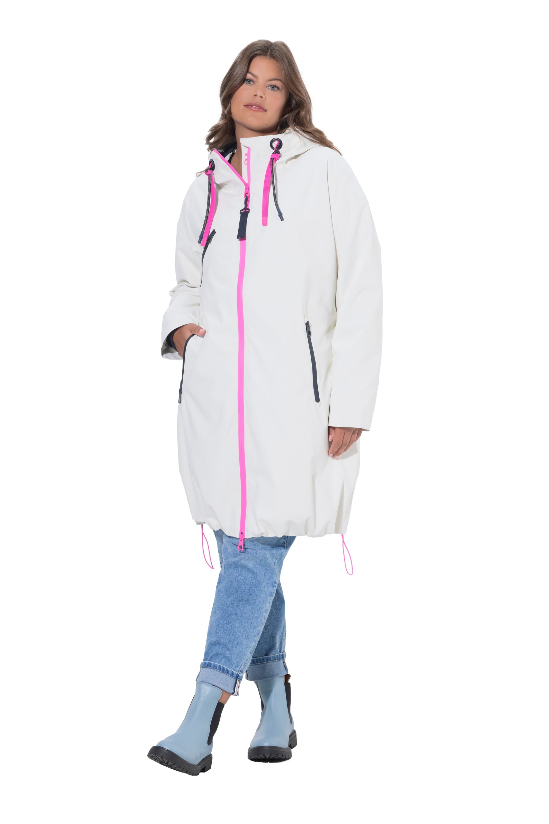 LAURASØN Jacke in Beige: Vorderseite