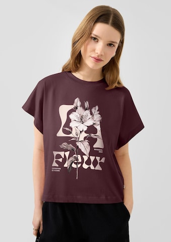 QS T-Shirt in Rot: Vorderseite