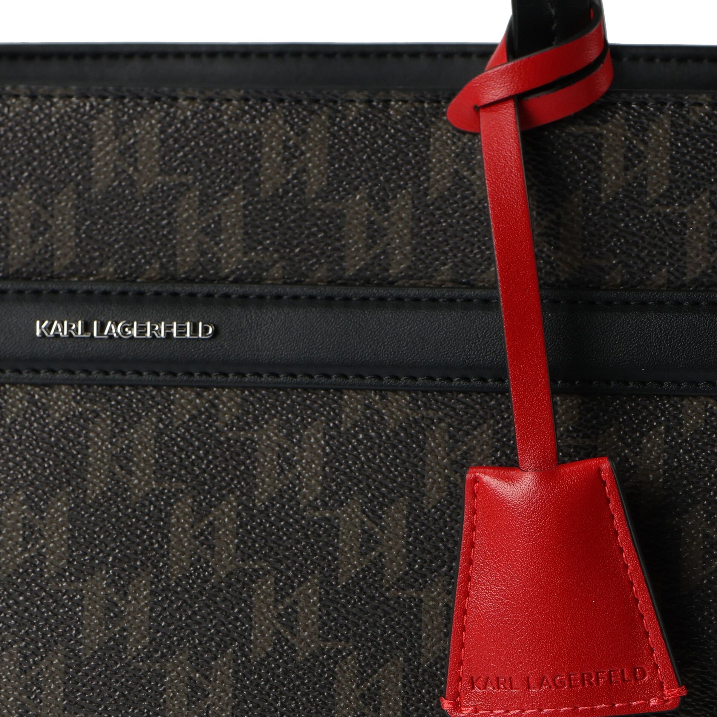 Cabas 'Ikon' Karl Lagerfeld en marron