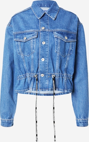 mėlyna KARL LAGERFELD JEANS Demisezoninė striukė: priekis