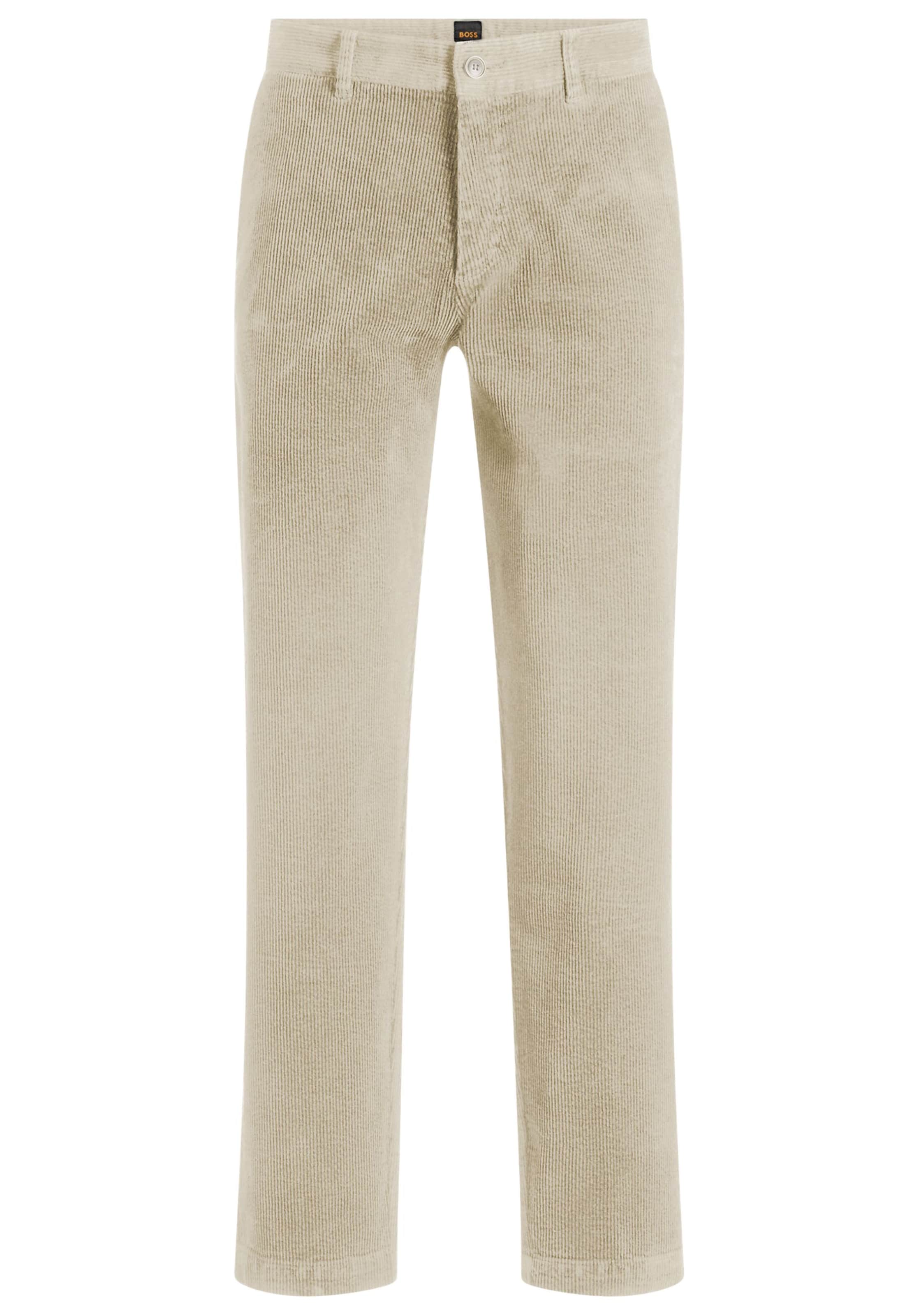 BOSS Tapered Hose in Beige: Vorderseite
