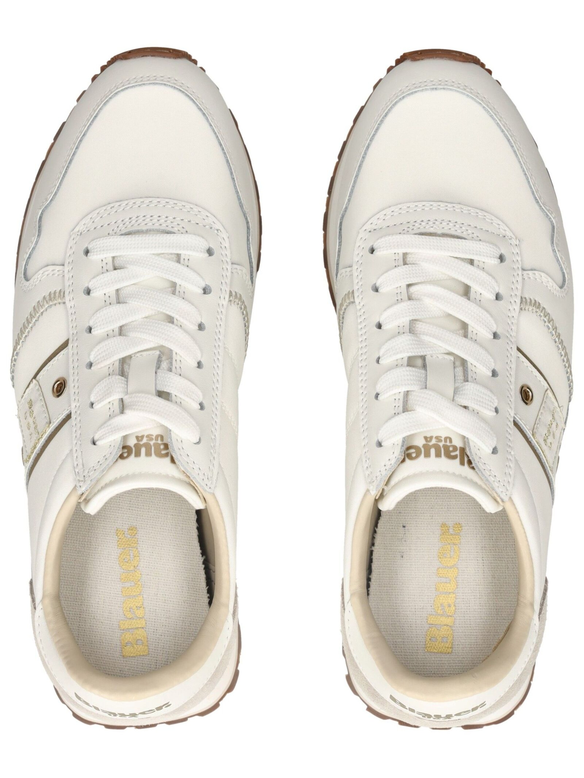 Sneaker bassa di Blauer.USA in bianco