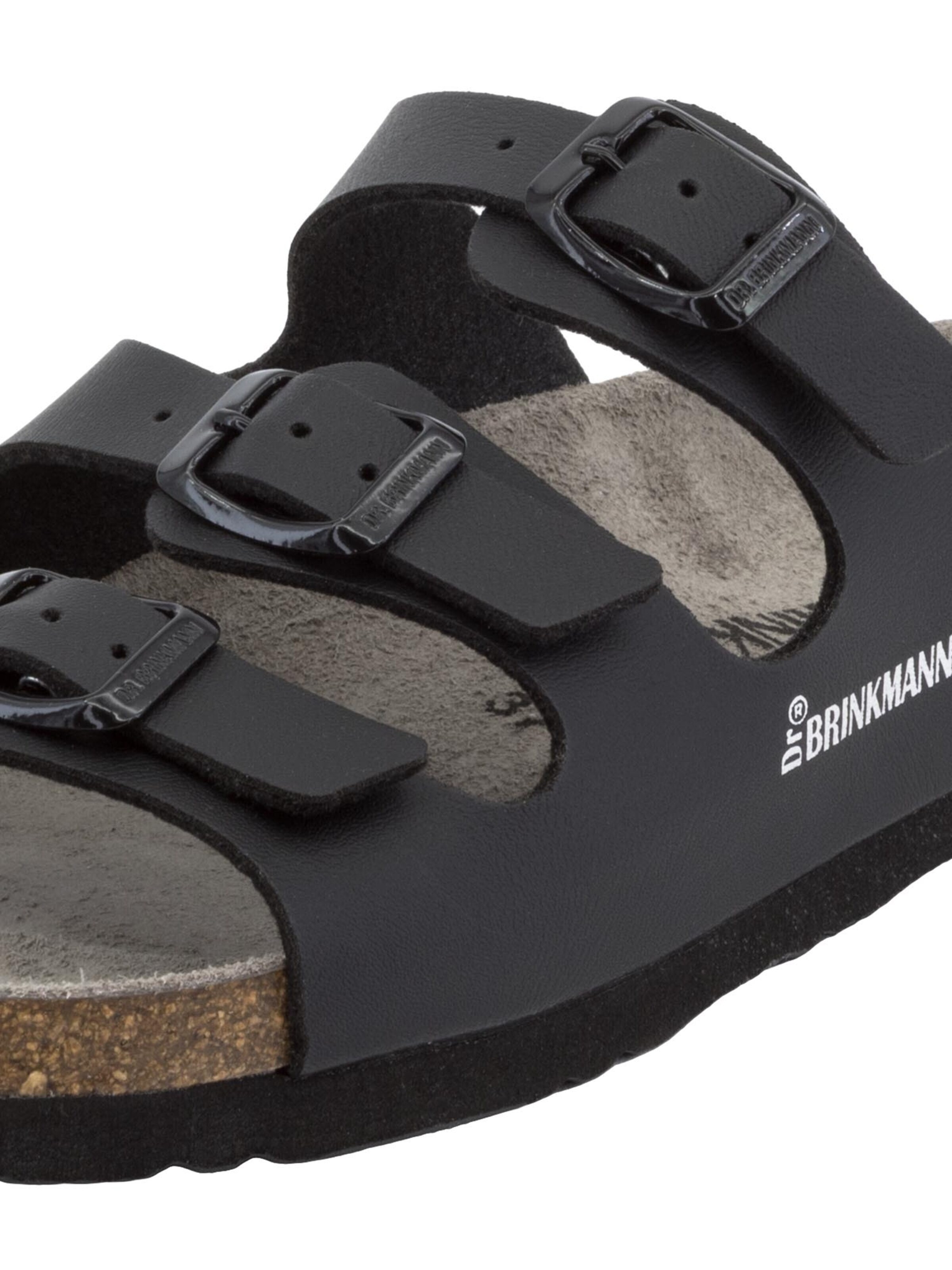 DR. BRINKMANN Pantolette 'Novelda'‌‌‌‌‌‌‌ in Schwarz