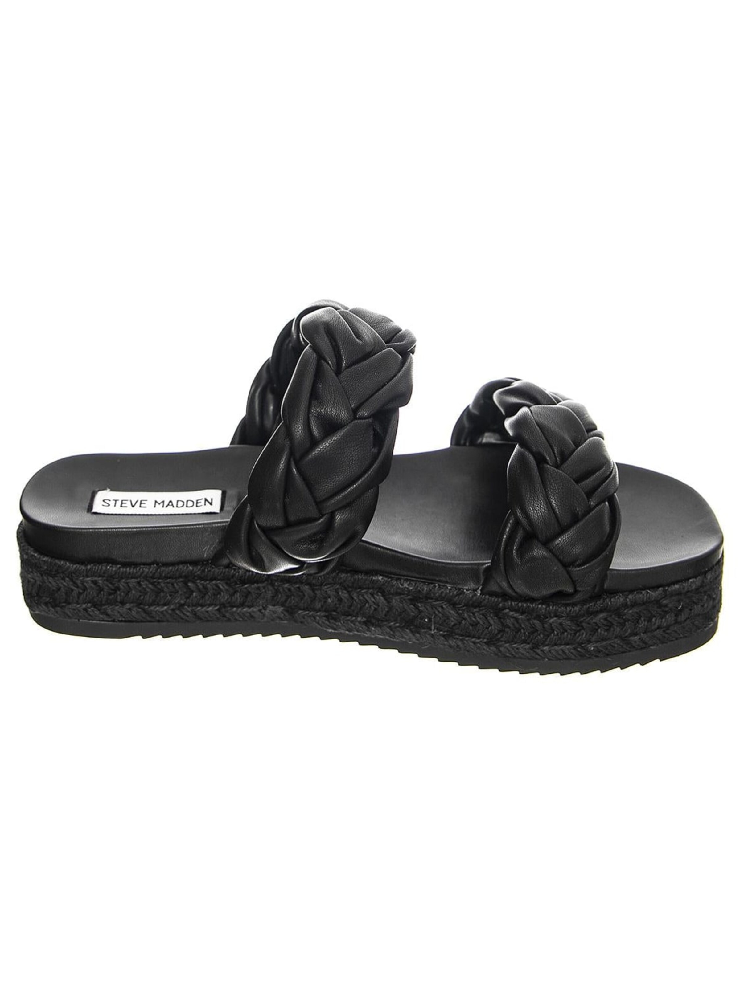 STEVE MADDEN Sandały 'Womens Gist Black / Black Sandals' w kolorze czarny