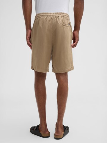 STRELLSON Loosefit Shorts 'Kaji' in Braun