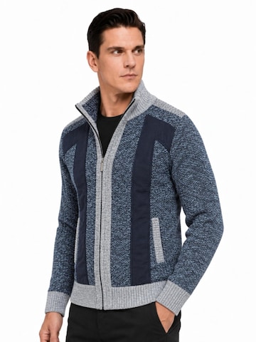 ALLTHEMEN Strickjacke 'Maschenspiel'‌ in Blau