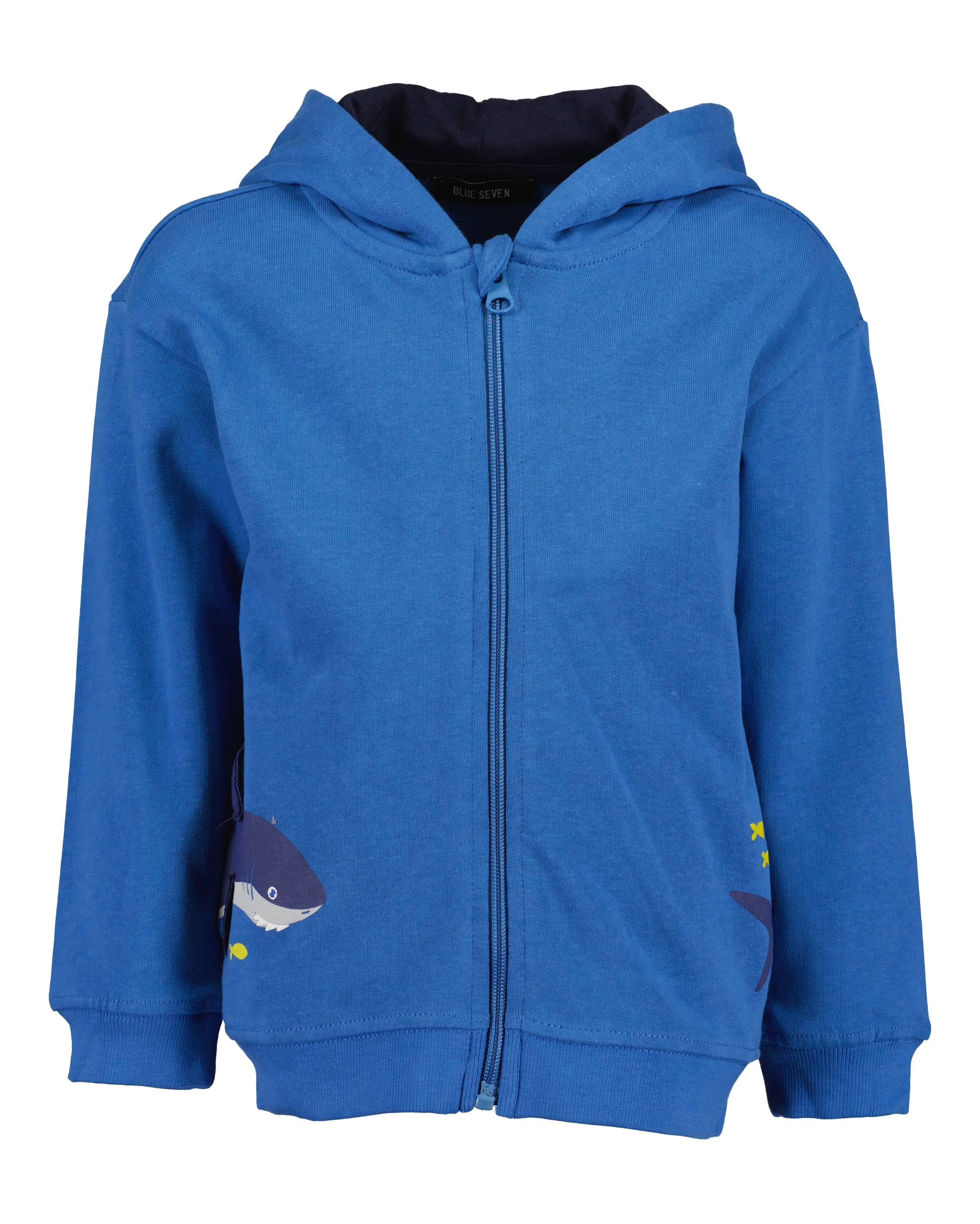 BLUE SEVEN Sweatjacke in Blau: Vorderseite